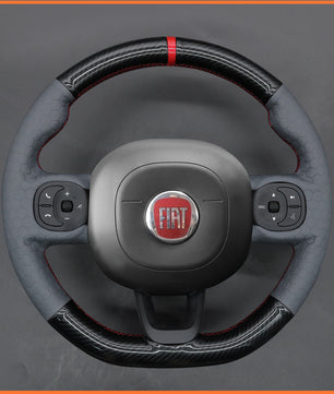 MEWANT Steering Wheel Cover for Fiat Panda 2012-2024