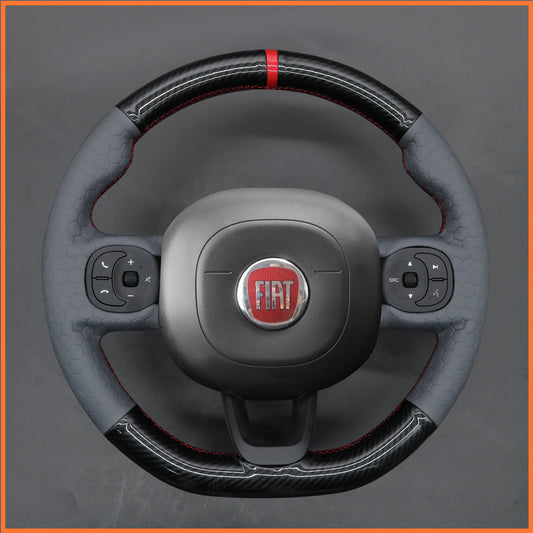 MEWANT Steering Wheel Cover for Fiat Panda 2012-2024