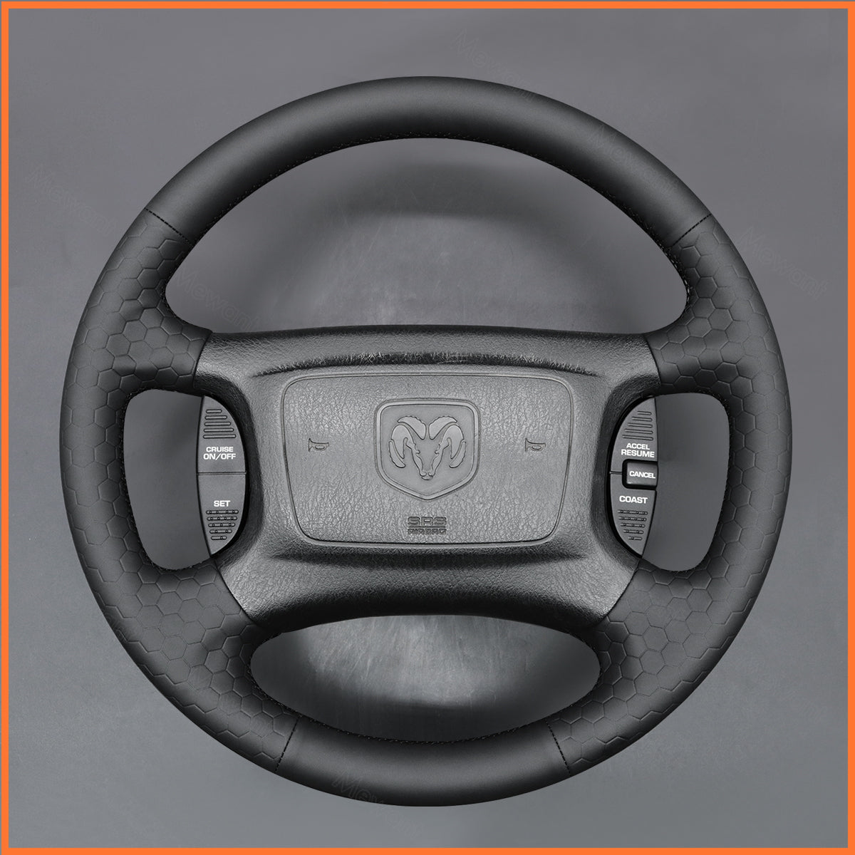 MEWANT Steering Wheel Cover for Dodge Ram 1500 2500 3500 1998-2003 Dodge Dakota SLT Sport R/T 1997-2004