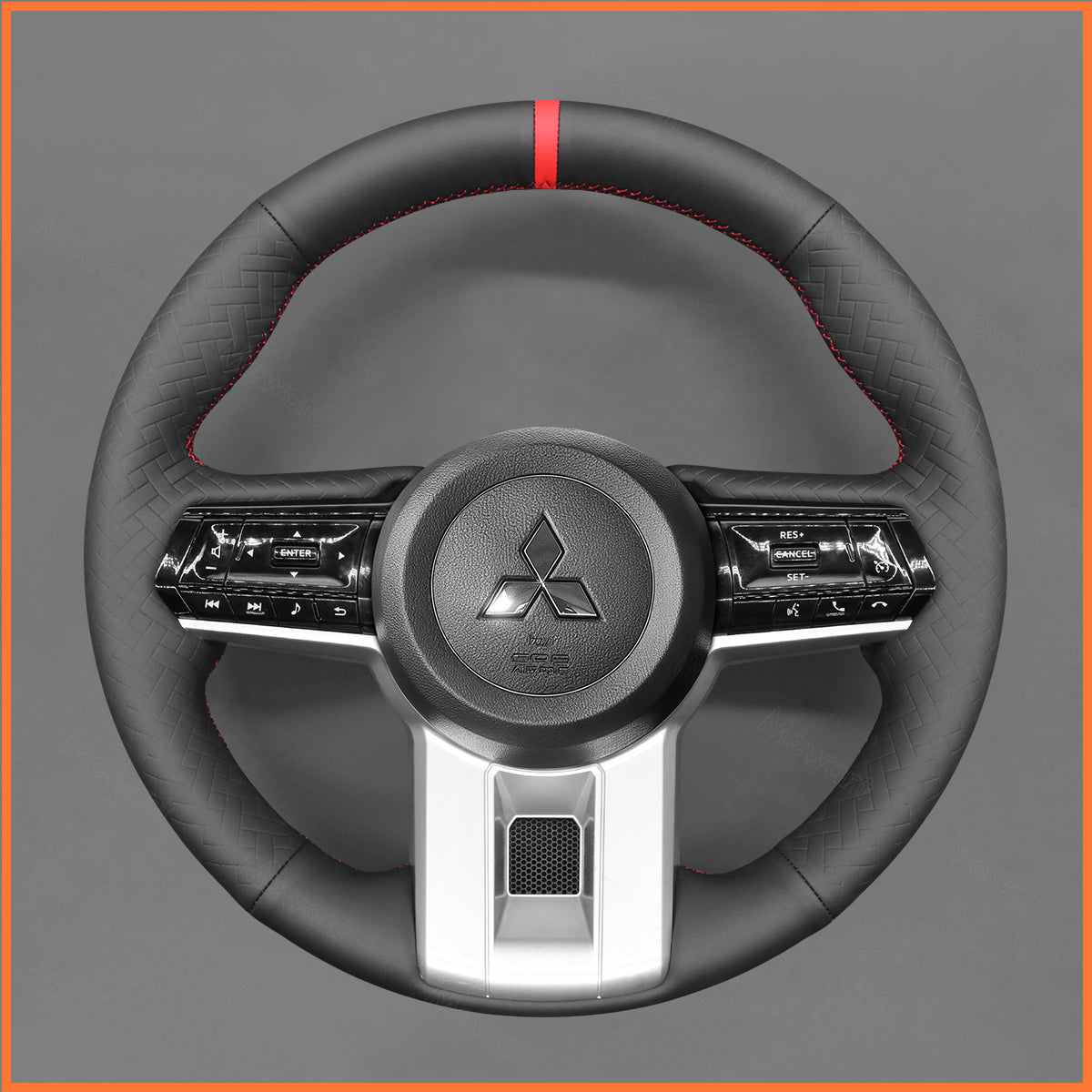 MEWANT Lenkradbezug für Mitsubishi Triton L200 Montero Pajero 2025