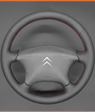 MEWANT steering wheel cover for Citroen Berlingo 2003-2008 / Jumpy 2007-2008 / Xsara 2003-2009 / Xsara Picasso 2003-2010 / C5 2001-2008 / C8 2002-2013