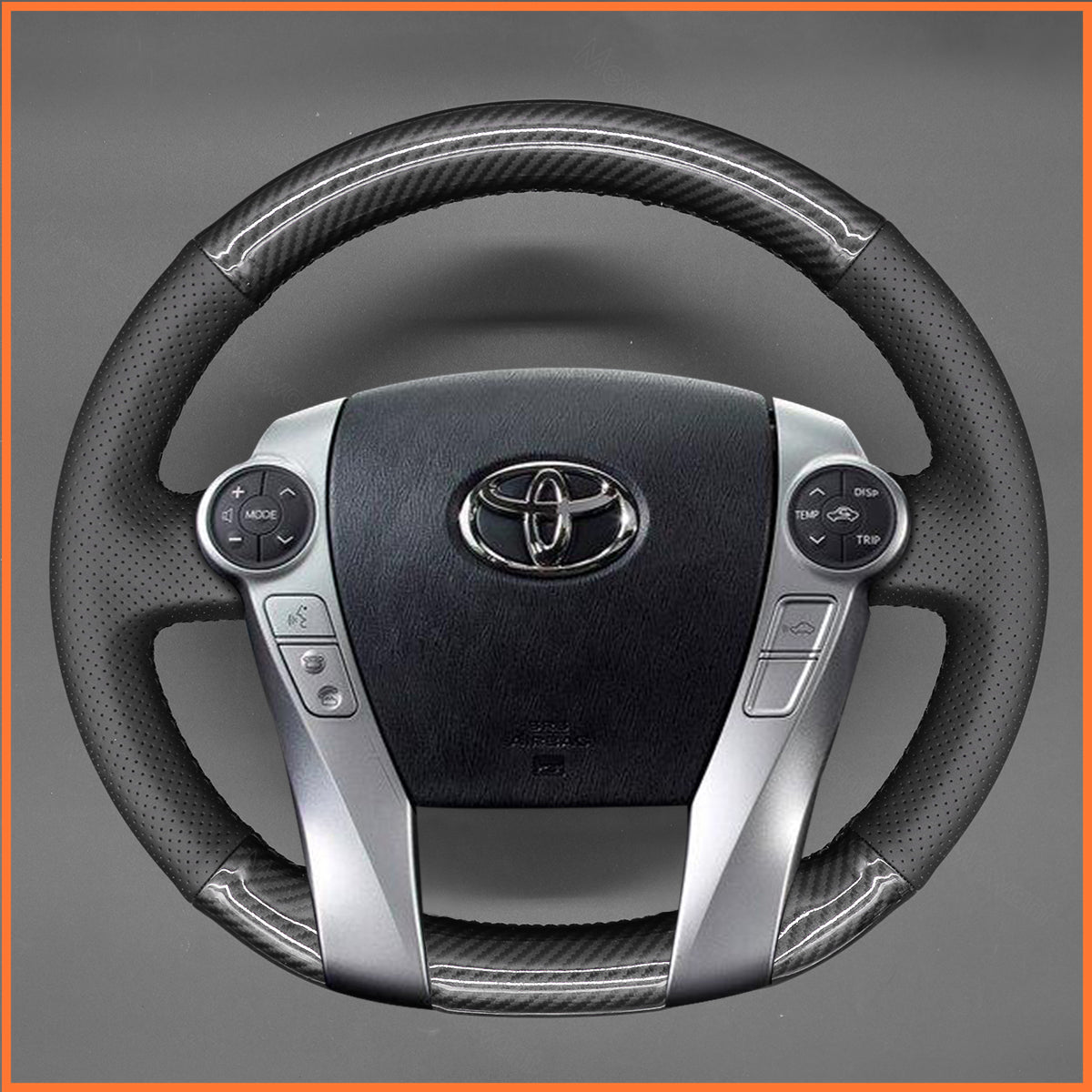 MEWANT Steering Wheel Cover for Toyota Prius 30(XW30) 2009-2015 / Prius+ 2011-2020 / Prius C 2011-2020 / Prius V 2011-2020 / Aqua 2014-2015