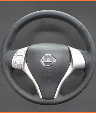 MEWANT Lenkradbezug für Nissan Qashqai / X-Trail 2014-2017 / Teana / Altima / Sentra 2014-2017 / Tiida 2015 / Navara 2016-2020 / Pulsar 2014-2019