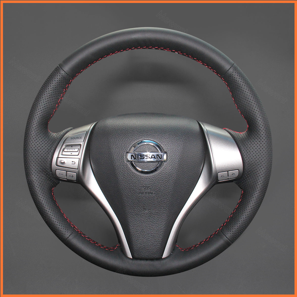 MEWANT Lenkradbezug für Nissan Qashqai X-Trail Teana Altima Sentra Tiida Pulsar 2014-2019