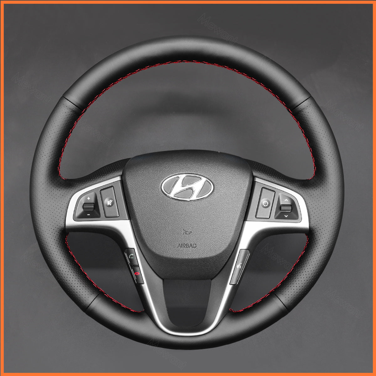 MEWANT steering wheel cover for Hyundai i20 2008-2014