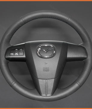MEWANT Lenkradbezug für Mazda 3 Axela 2008-2013 / Mazda CX-7 CX7 2010-2016 / Mazda 5 2011-2013/