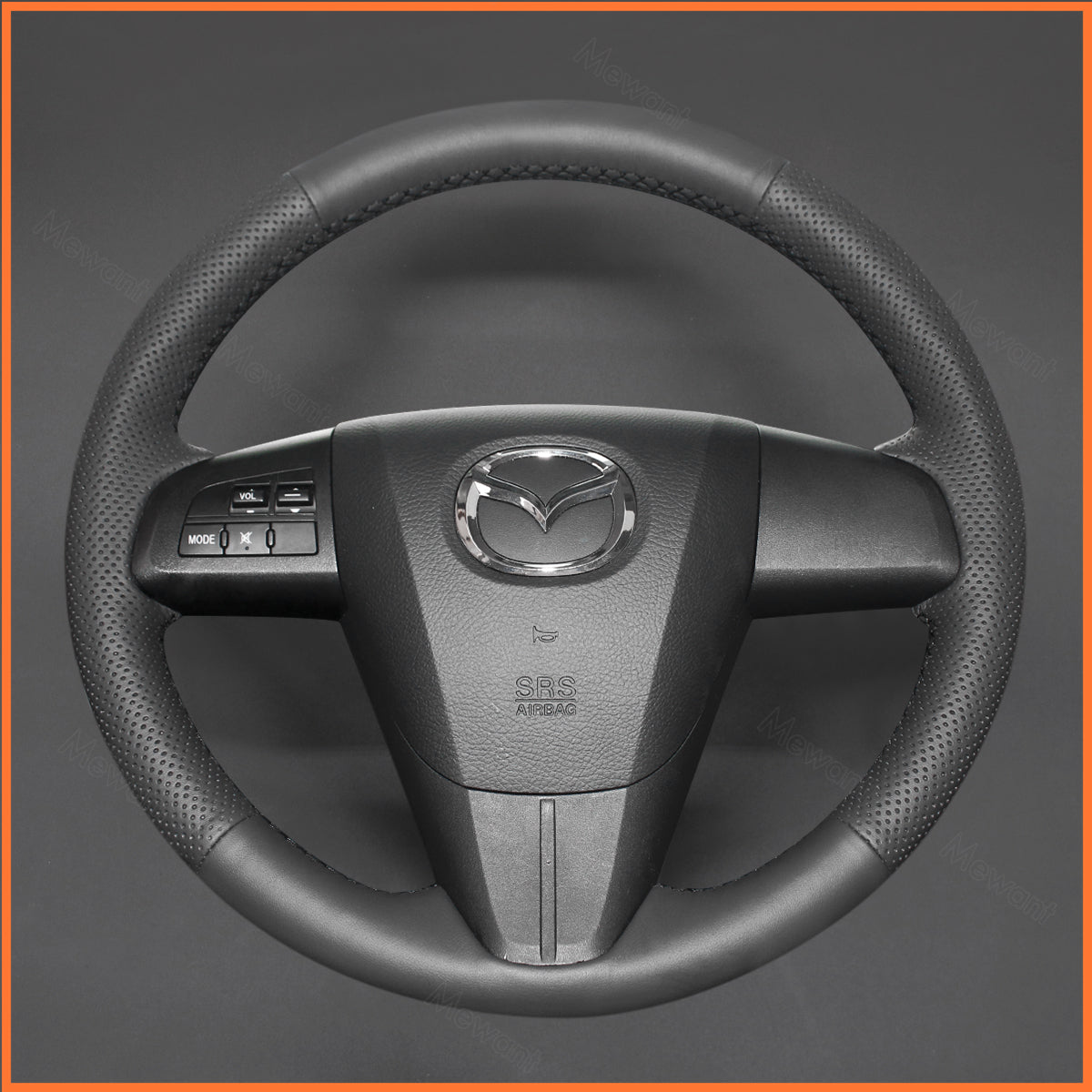 MEWANT Lenkradbezug für Mazda 3 Axela 2008-2013 / Mazda CX-7 CX7 2010-2016 / Mazda 5 2011-2013/