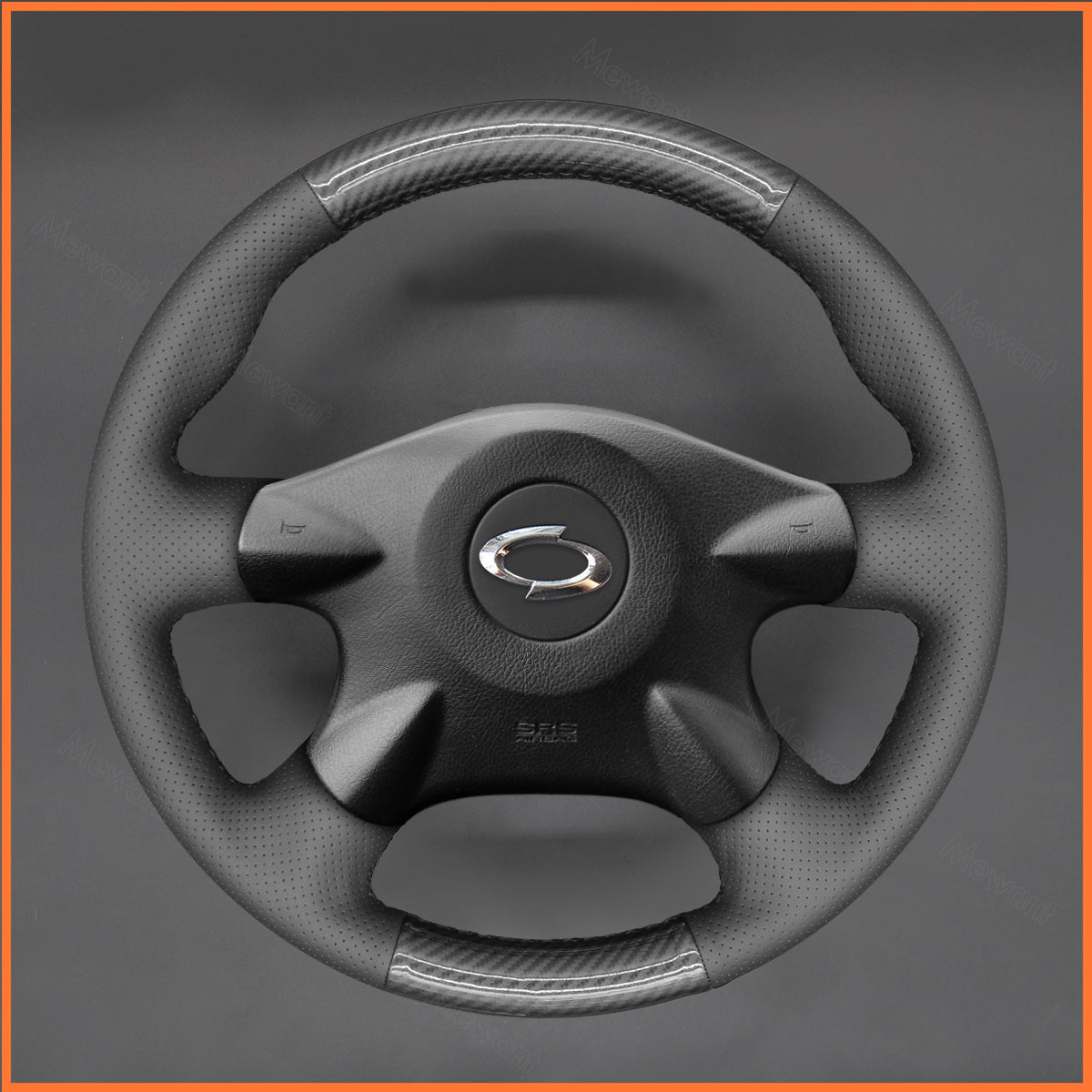 MEWANT Steering Wheel Cover for Nissan Almera (N16) Almera Tino X-Trail (T30) Primera (P12) Terrano 2 Serena Pathfinder Bluebird Sylphy Caravan