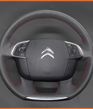 MEWANT steering wheel cover for Citroen C4 2010-2019 / DS 4 DS4 2011-2018