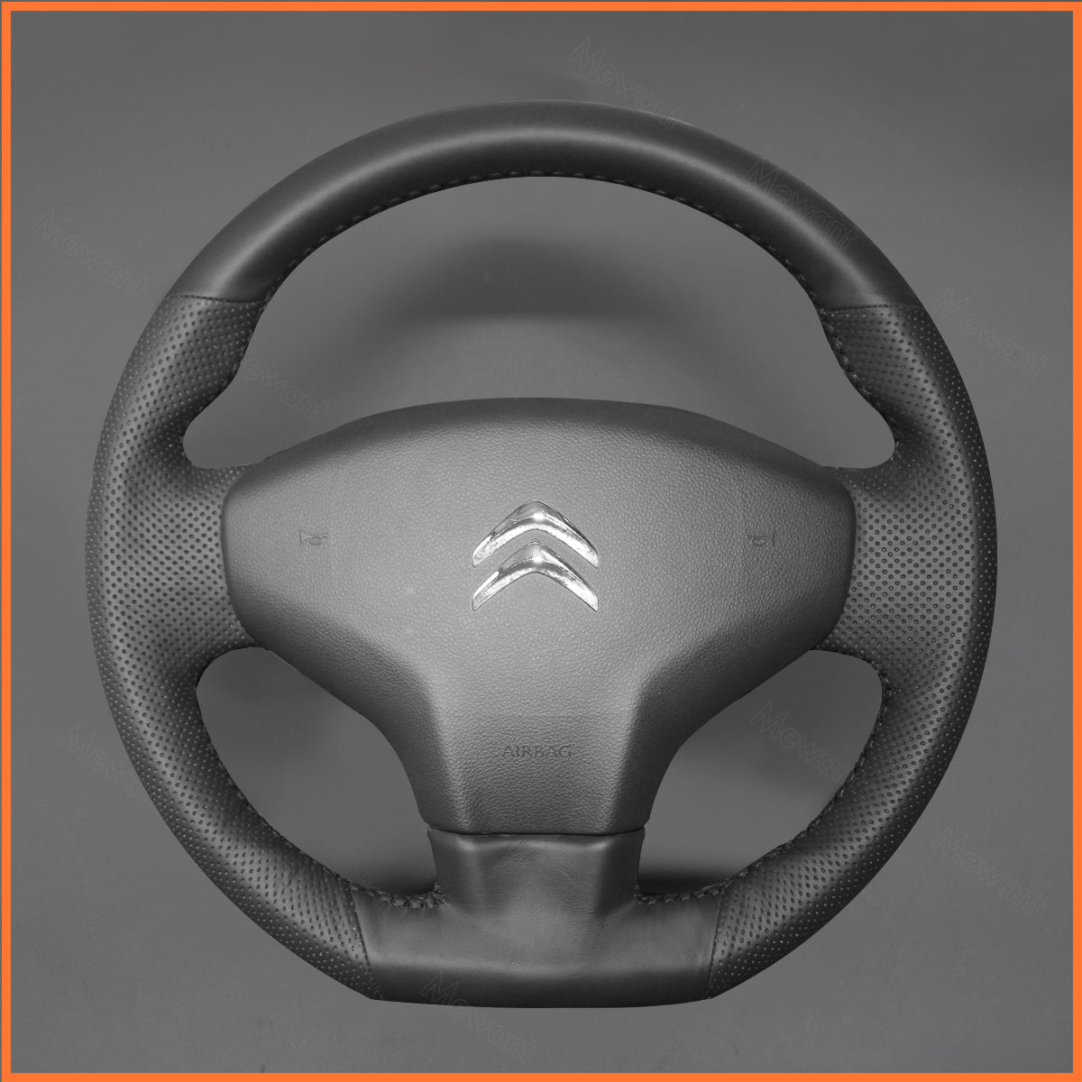 MEWANT steering wheel cover for Citroen C3 2009-2016 / C-Elysee 2016-2019