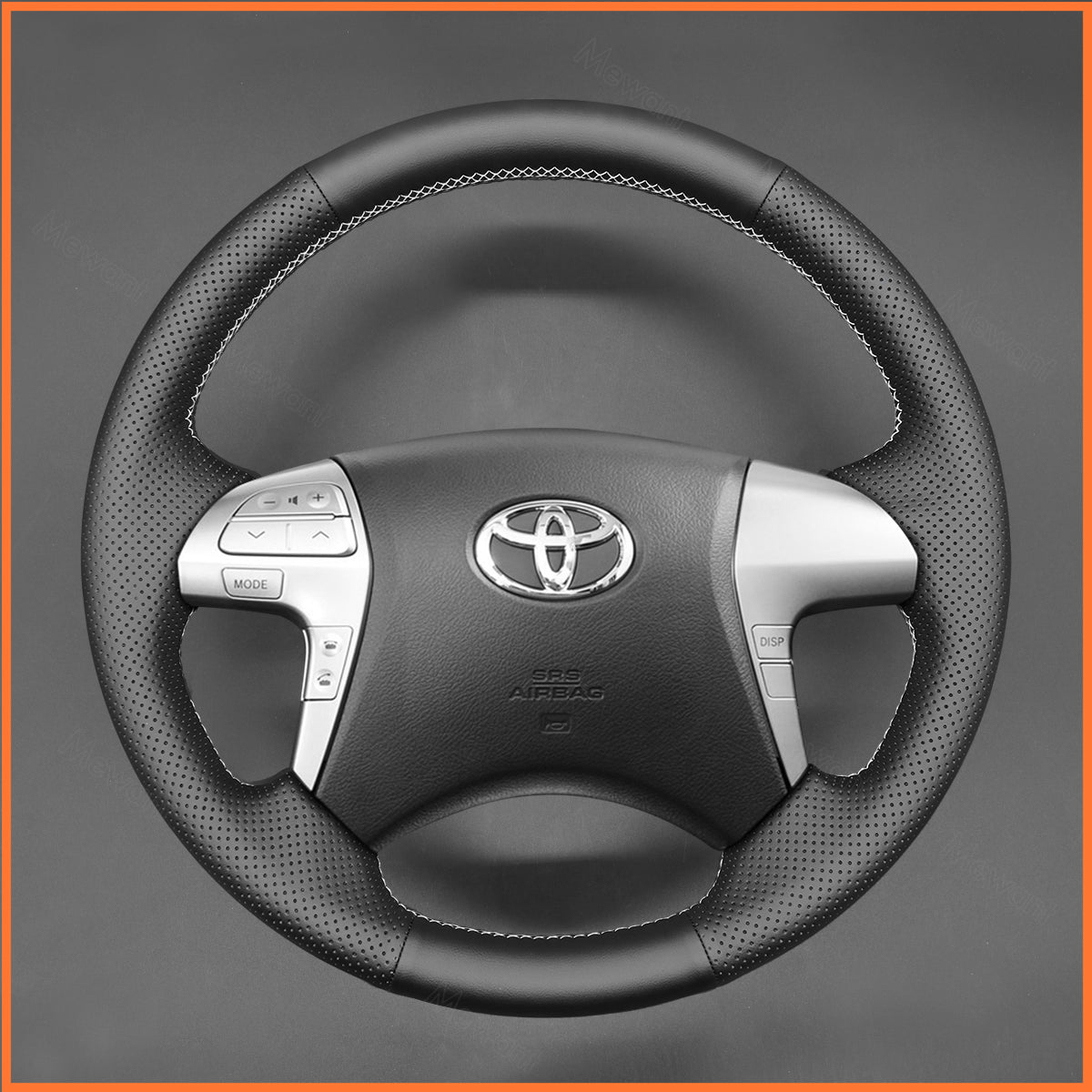 MEWANT Steering Wheel Cover for Toyota Fortuner 2011-2015 / Hilux 2011-2015