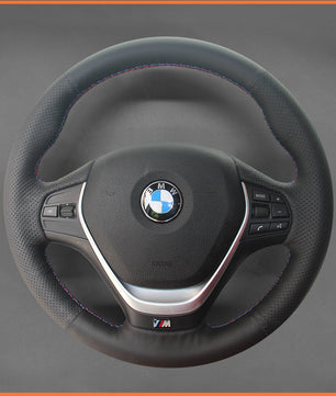 MEWANT Steering Wheel Cover for BMW F20 F21 M Sport / F22 / F30 F31 F64 / F32 F33 F36