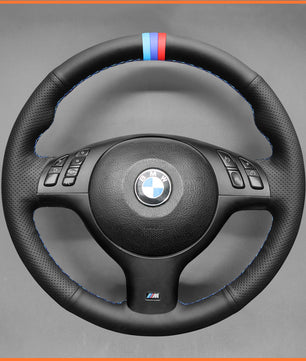 MEWANT Steering Wheel Cover for BMW 3 Series E46 E46 E45 2000-2004 / 5 Series E39 M3 E46 M5 E39 2000-2003