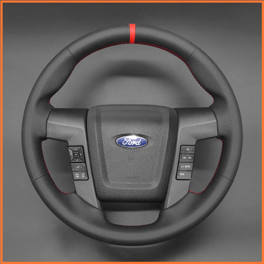 MEWANT Steering Wheel Cover for Ford F-150 F150 Raptor 2011-2015