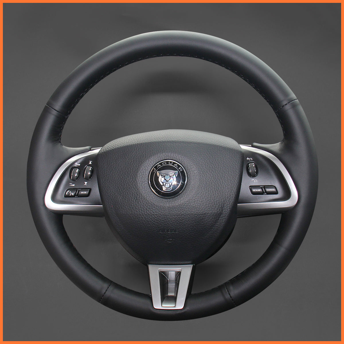 MEWANT Lenkradbezug für Jaguar XF (X250) 2011-2015 / XF Sportbrake 2013-2015 / XK (X150) 2011-2014