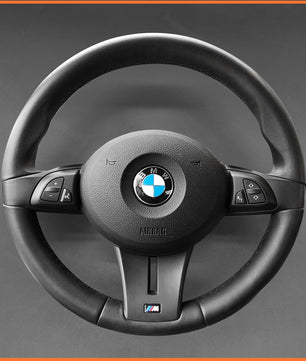 MEWANT steering wheel cover for BMW Z4 E85 (Roadster) 2006-2008 / Z4 M E85 (Roadster) / Z4 E86 (Coupe) 2006-2008