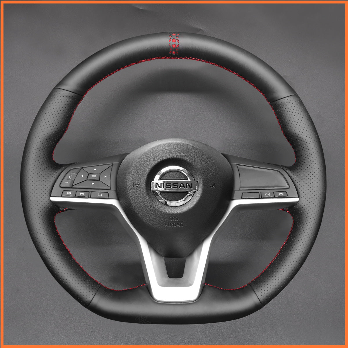MEWANT Steering Wheel Cover for Nissan Armada 2016-2021 / Infiniti QX56 2012-2013