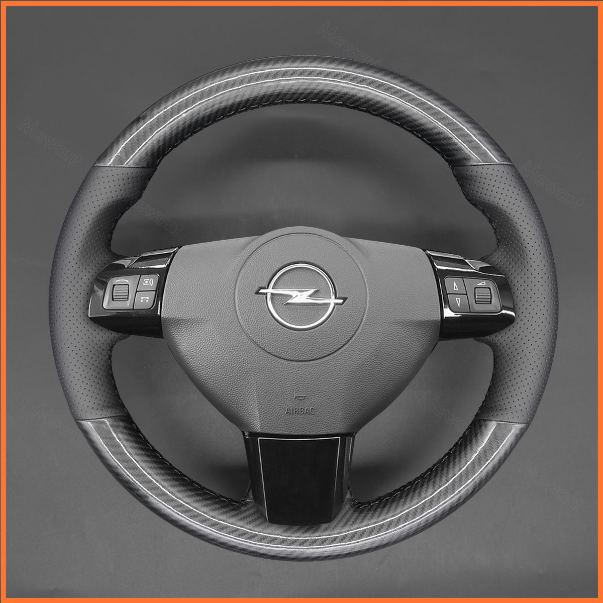 MEWANT Lenkradbezug für Opel Astra (H) 2004-2009 / Signum 2004-2008 / Vectra (C) 2005-2009