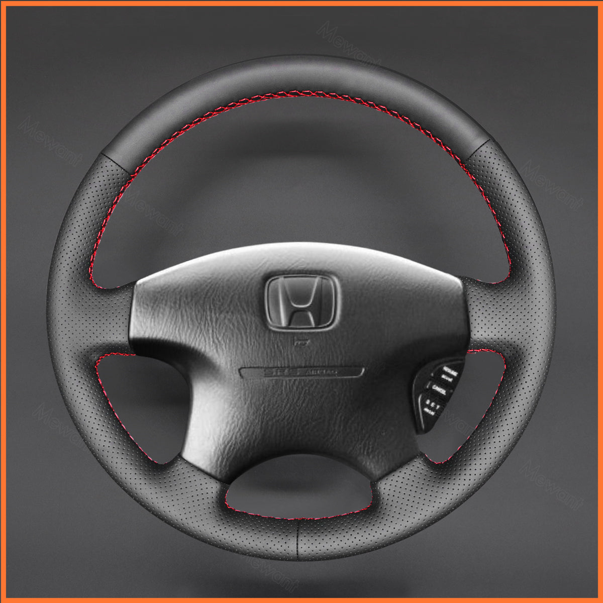 MEWANT steering wheel cover for Honda Accord 6 1998-2002 / Shuttle 1999-2001