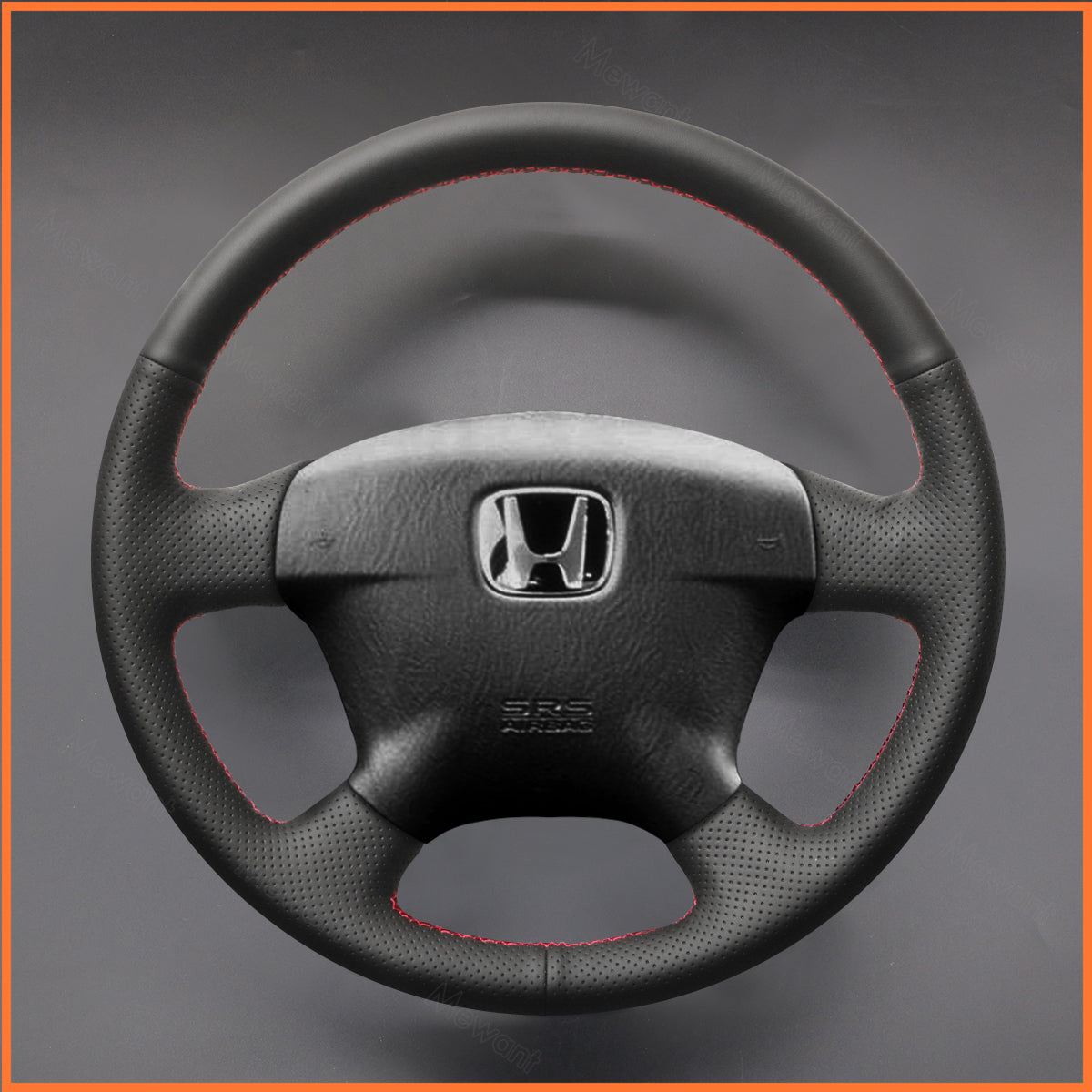 MEWANT Steering Wheel Cover for Honda Civic 2001-2003 / Odyssey 2002-2004 / Stream 2000-2004