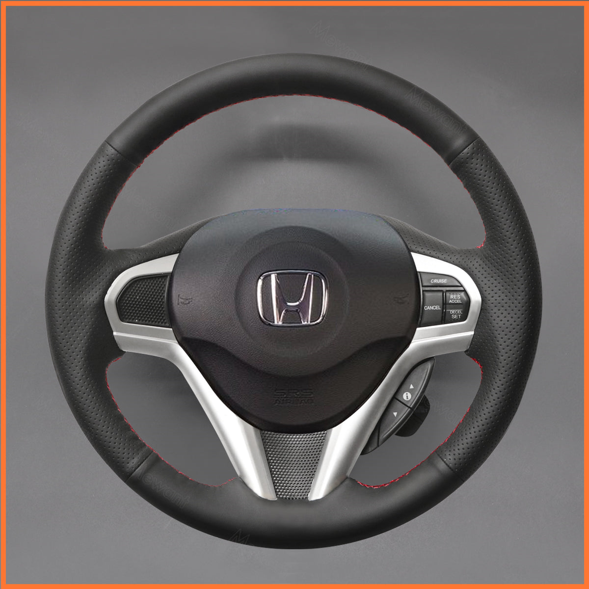 MEWANT Steering Wheel Cover for Honda CR-Z CRZ 2010-2015