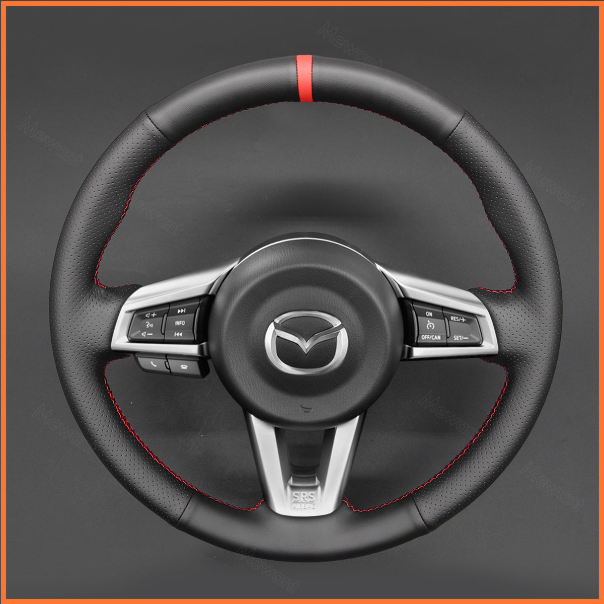MEWANT Steering Wheel Cover for Mazda MX-5 2016-2023