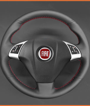 MEWANT Steering Wheel Cover for Fiat Punto / Bravo / Linea 2007-2019 / Qubo 2008-2015 / Doblo / Grande Punto 2005-2019