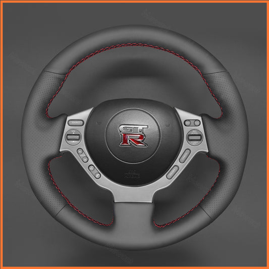 MEWANT Steering Wheel Cover for Nissan GTR GT-R (Nismo) 2008-2016