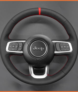 MEWANT Steering Wheel Cover for Jeep Wrangler (JL) 2018-2023 / Gladiator (JT) 2020-2023
