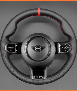 MEWANT Lenkradbezug für Mini Clubman (F54) 2021-2024 / Convertible (Cabrio) F57 2021-2024 / Countryman (F60) 2021-2024 / Hatchback (F55/F56) 2021-2024