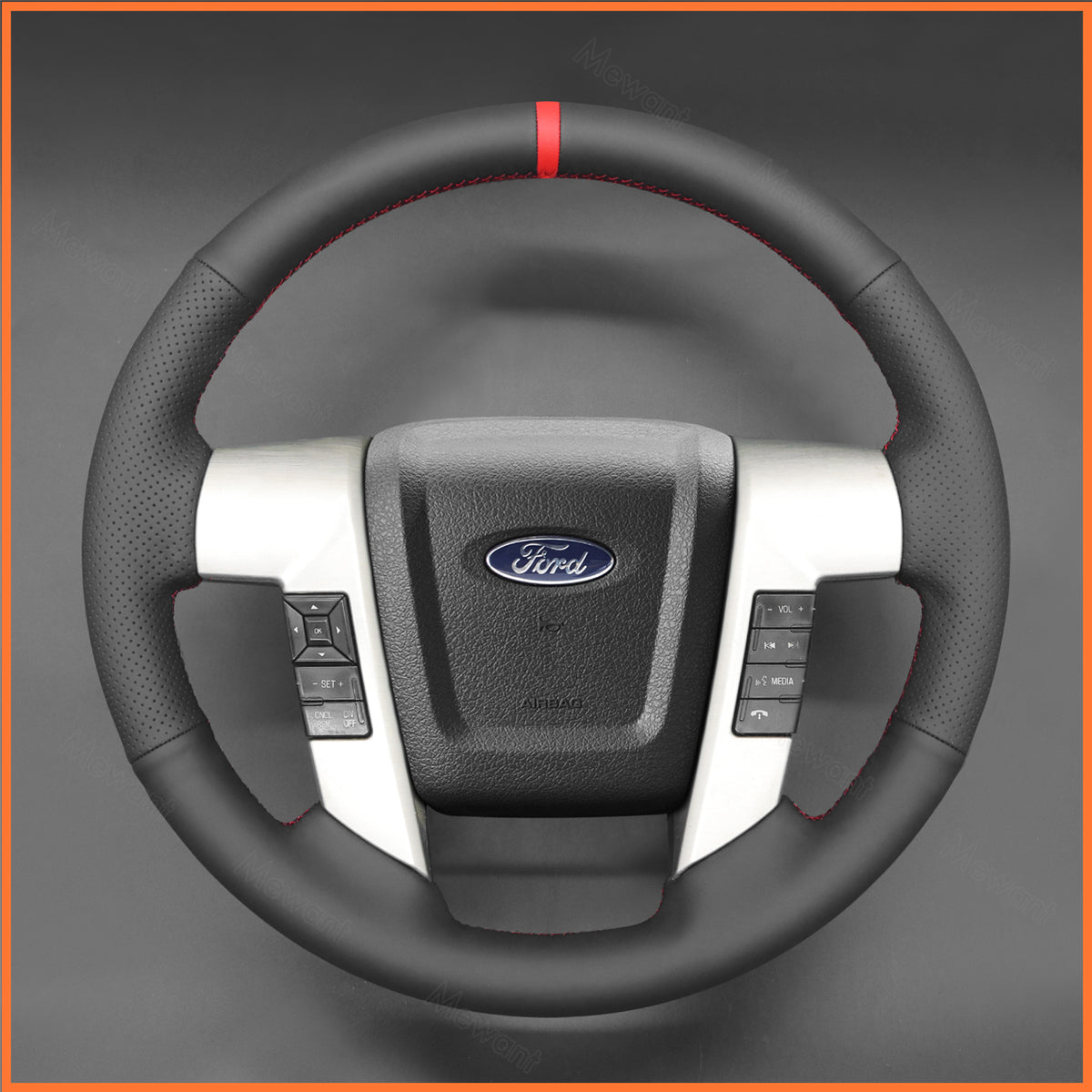 MEWANT Steering Wheel Cover for Ford F-150 2009-2014