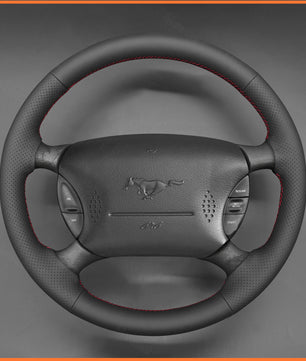 MEWANT Steering Wheel Cover for Ford Mustang 1994-2004 Ford F-150 Lightning 1994-2004