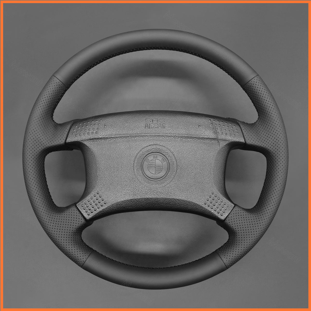 MEWANT Steering Wheel Cover for BMW 3 5 7 8 Series E32 1982-1994 BMW E32 E34 E36 M3 M5