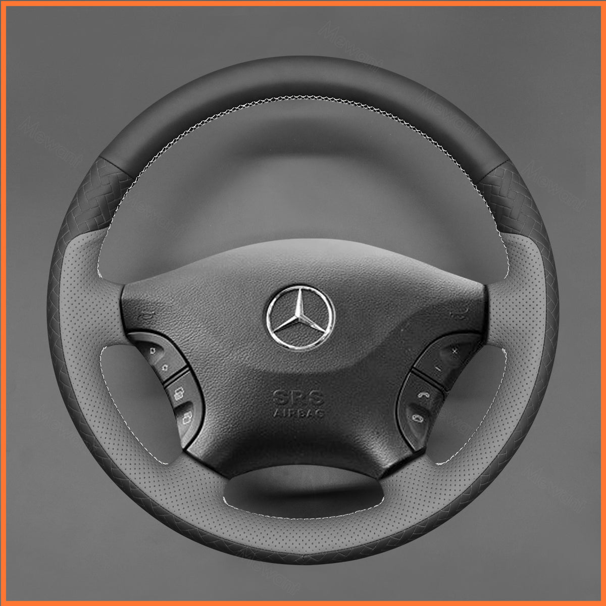 MEWANT Steering Wheel Cover for Benz for Mercedes Benz Viano W639 2003-2010 / Vito 2003-2014 / Sprinter 2006-2013