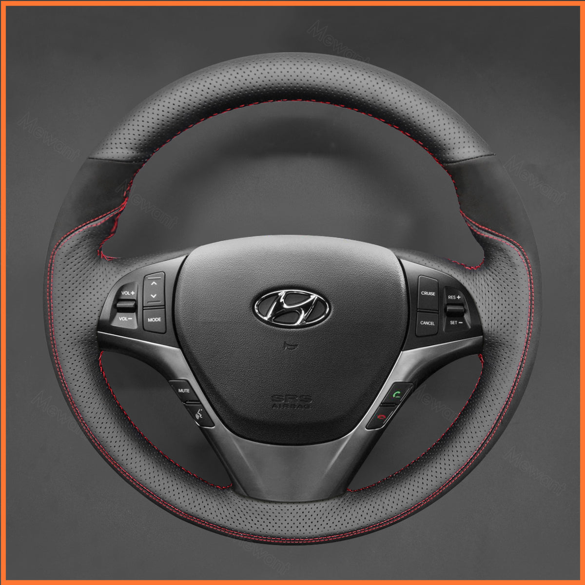 MEWANT Steering Wheel Cover for Hyundai Genesis Coupe 2010-2013