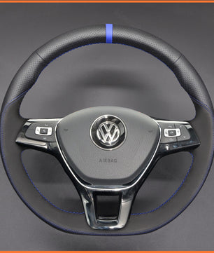 MEWANT Lenkradbezug für Volkswagen VW Golf Passat Tiguan Touareg Caddy Crafter 2017-2021
