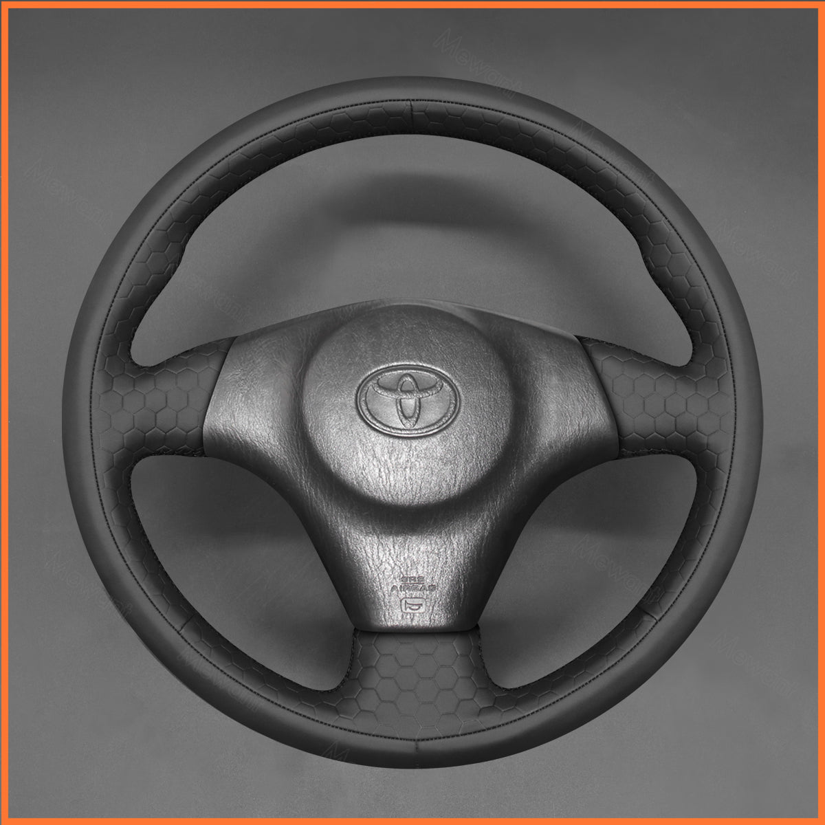 MEWANT Lenkradbezug für Toyota RAV4  / Celica / Matrix / MR2 / Supra / Voltz 2002-2004 / Caldina 1997-2002 / MR-S 1999-2007 / Corolla (US) 2003-2008