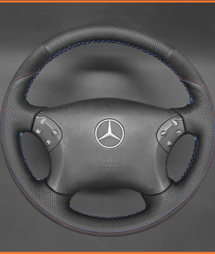 MEWANT Steering Wheel Cover for C-Class W203 2001-2007 / C32 AMG 2002-2003