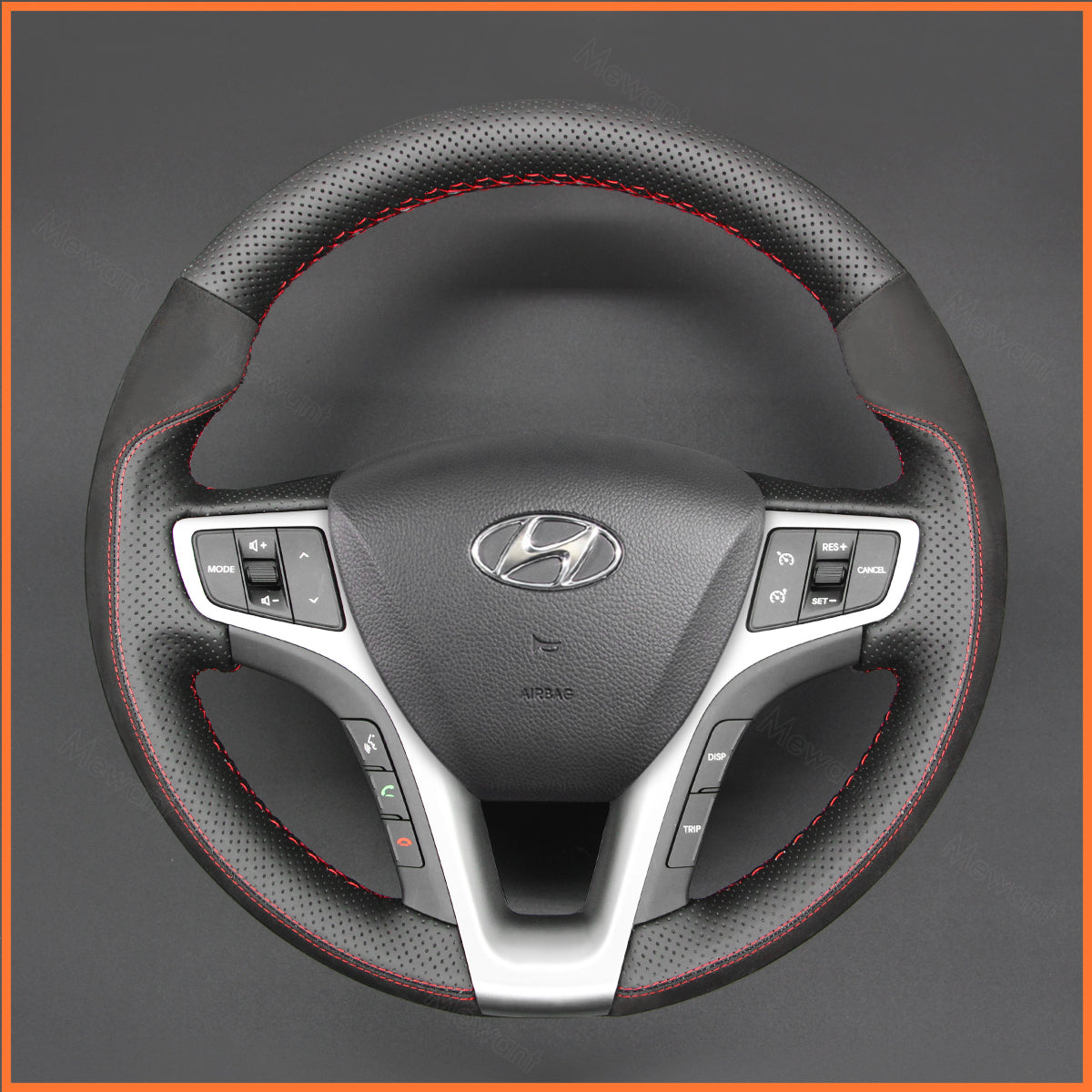 MEWANT steering wheel cover for Hyundai i40 2011-2020