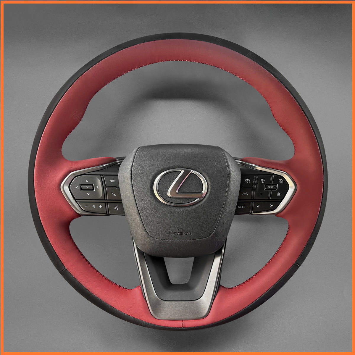 MEWANT Steering Wheel Cover for Lexus GX550 LBX NX250 NX350h NX450h NX350 NX450h F Sport TX350 TX500h LX600 LX700h