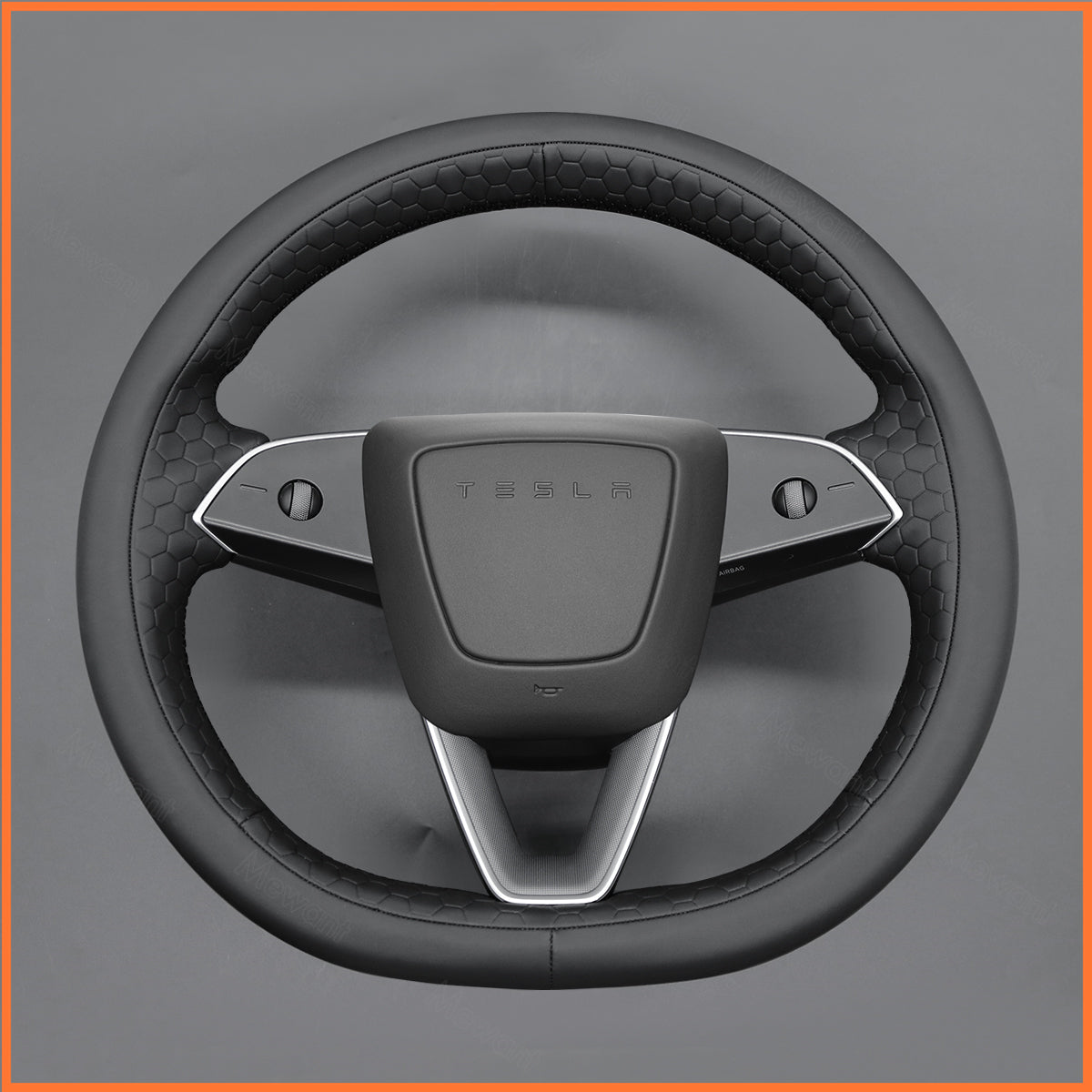 MEWANT Steering Wheel Cover for Tesla Model 3 Highland 2023-2025 / Tesla Model Y 2025