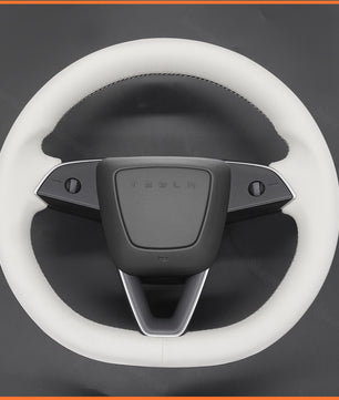 MEWANT Steering Wheel Cover for Tesla Model S 2022-2023 / Model X 2022-2023
