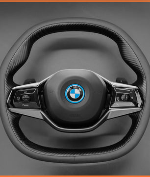 MEWANT Steering Wheel Cover for BMW 5 Series G60 (Sedan) 2023-2024 / G61 (Touring) 2023-2024 / i5 G60 (Sedan) 2023-2024 / G61 (Touring) 2023-2024