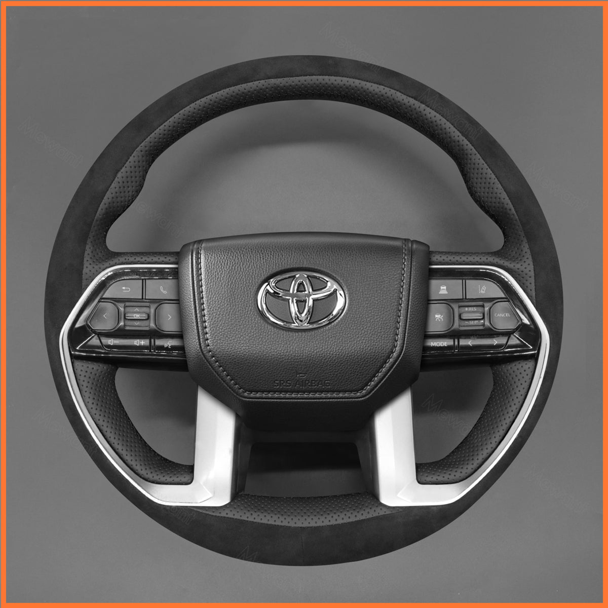 MEWANT Steering Wheel Cover for Toyota Tundra III(XK70) 2022-2025