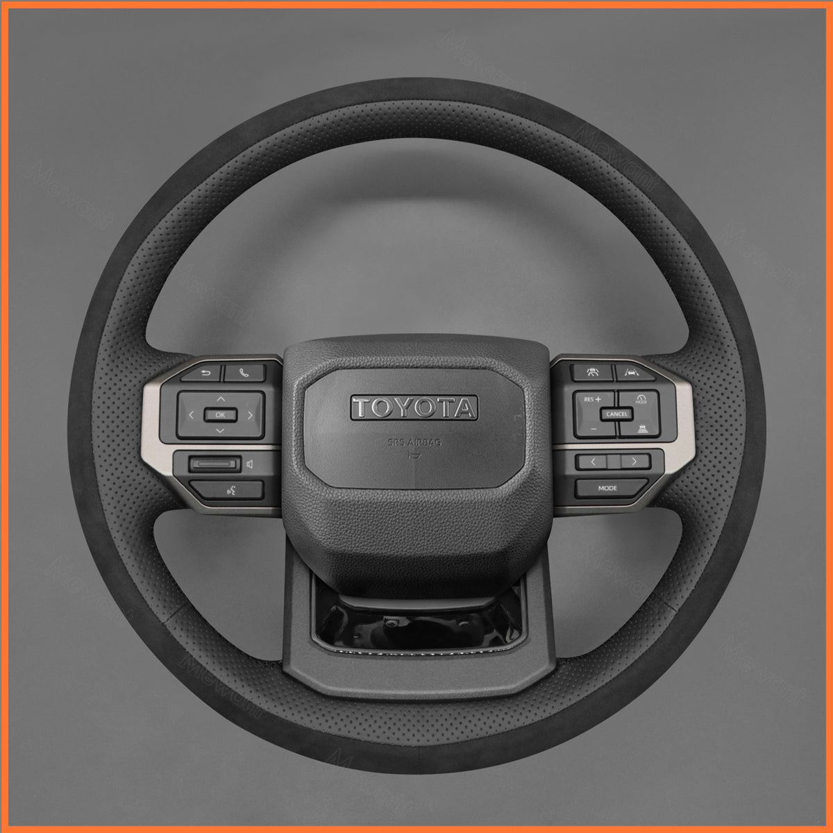 MEWANT Steering Wheel Cover for Toyota Land Cruiser 2024-2025