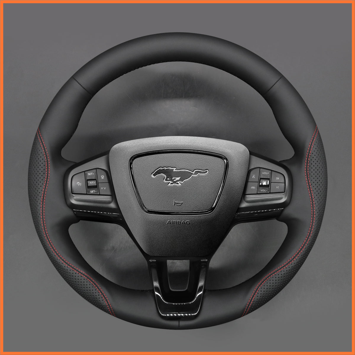 MEWANT Lenkradbezug für Ford Mustang Mach-E 2021-2024