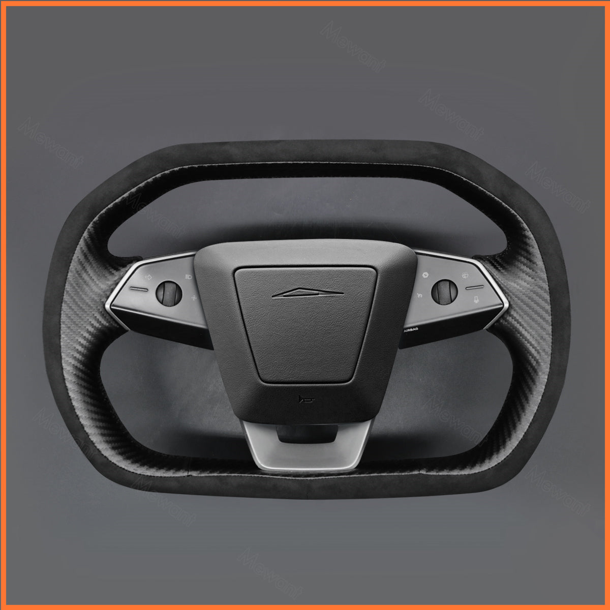 MEWANT Lenkradbezug für Tesla Cybertruck 2023-2025