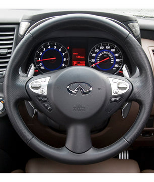 MEWANT Steering Wheel Cover for Infiniti FX FX30d FX35 FX37 FX50 2009-2015 / QX70 2013-2018 / Nissan Juke F15 2010-2019