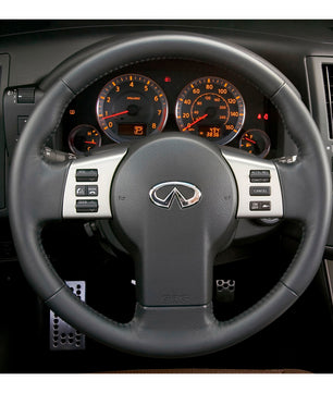 MEWANT Steering Wheel Cover for Infiniti FX FX45 2004-2008 / Nissan 350Z 2002-2009