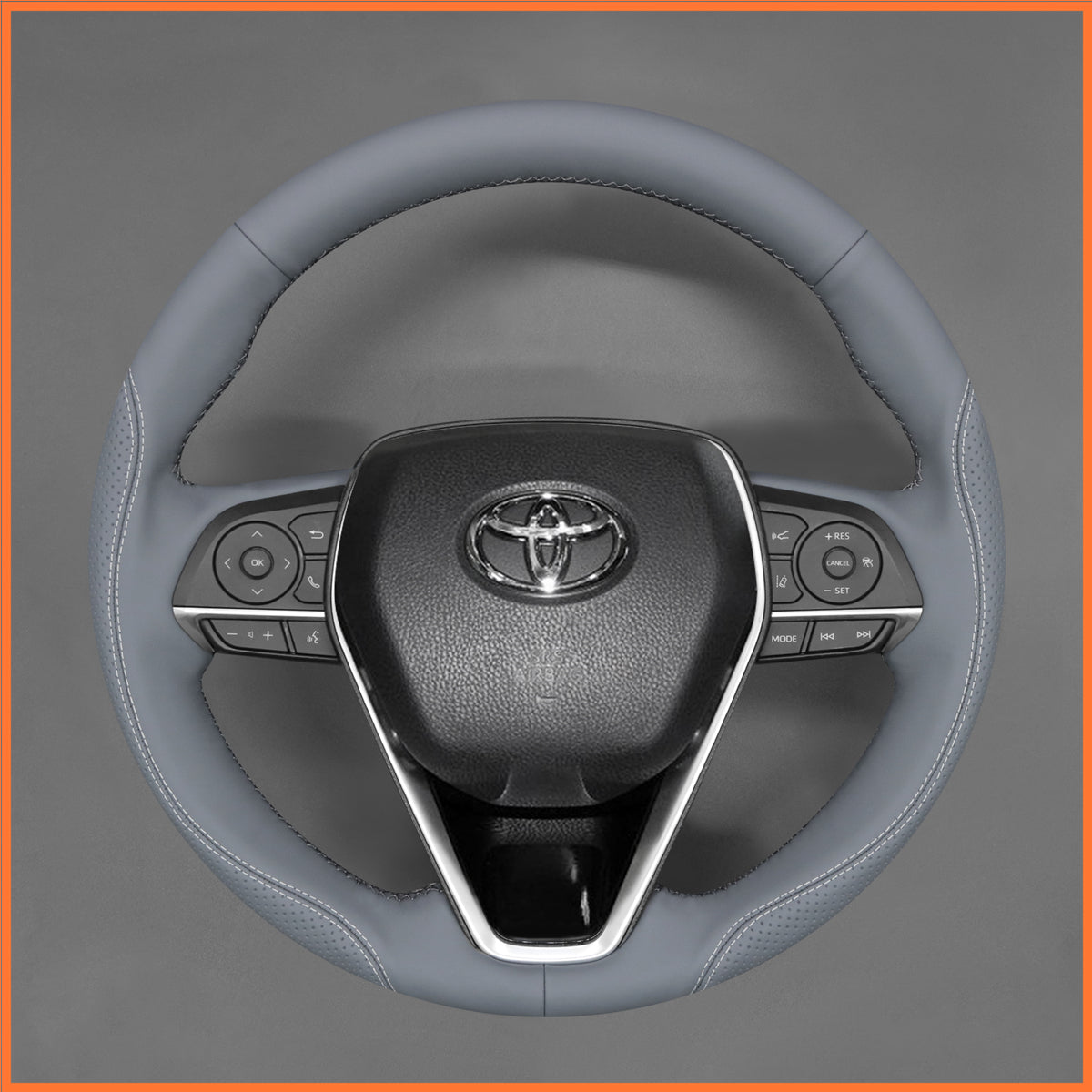 MEWANT Lenkradbezug für Toyota Corolla XII (E210) Corolla Cross Camry RAV4 2018-2024